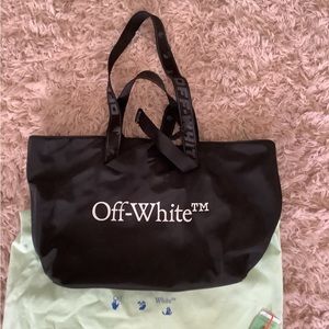 Off-White Nylon Handbag